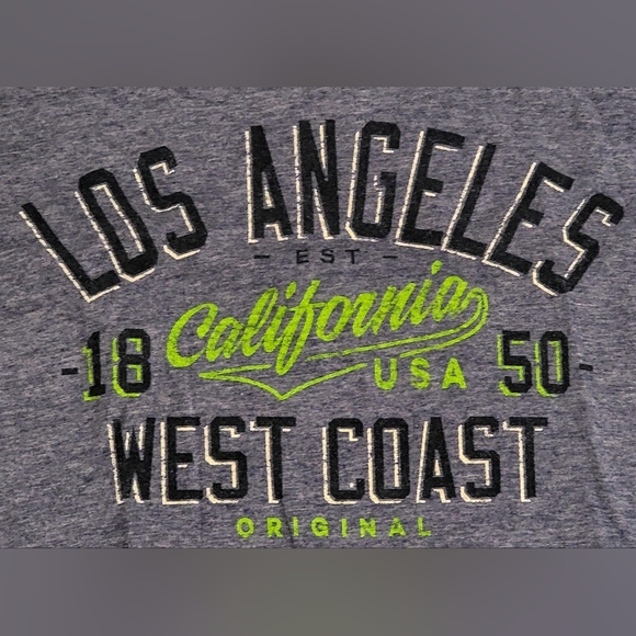 Other - Blue Los Angeles West Coast California USA Graphic Tee